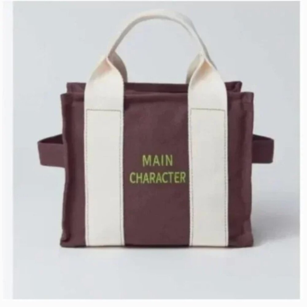 ⭐️ BDG Serena Main Character Trendy Hipster Hippie Artsy Medium Tote Bag Purse